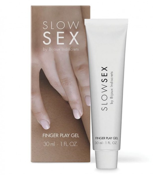 Гель для мастурбации с ароматом кокоса Slow Sex Finger Play Gel - 30 мл. - Bijoux Indiscrets - купить с доставкой в Новокуйбышевске