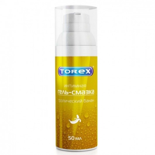 Гель-смазка на водной основе Torex  Тропический банан  - 50 мл. - Torex - купить с доставкой в Новокуйбышевске