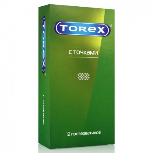 Текстурированные презервативы Torex  С точками  - 12 шт. - Torex - купить с доставкой в Новокуйбышевске