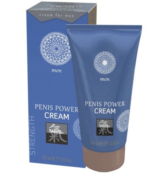 Возбуждающий крем для мужчин Penis Power Cream - 30 мл. - Shiatsu - купить с доставкой в Новокуйбышевске
