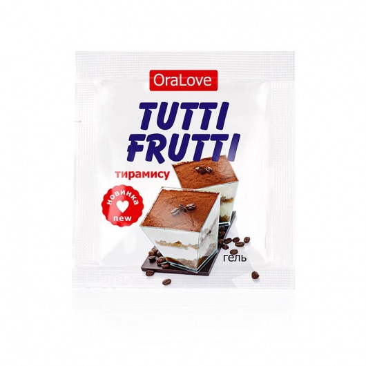 Пробник гель-смазки Tutti-frutti со вкусом тирамису - 4 гр. - Биоритм - купить с доставкой в Новокуйбышевске