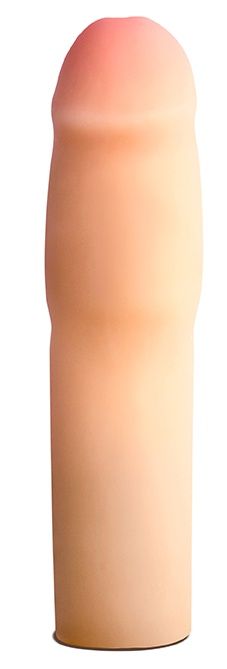 Телесная насадка-удлинитель на пенис PERFORMANCE 1.5INCH COCK XTENDER - 16 см. - Blush Novelties - в Новокуйбышевске купить с доставкой