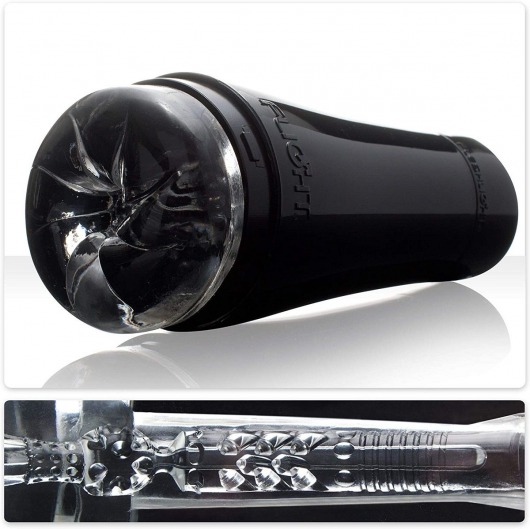 Черный мастурбатор-анус Fleshlight - Flight Pilot - Fleshlight - в Новокуйбышевске купить с доставкой