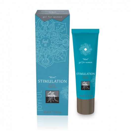 Возбуждающий интимный гель STIMULATION GEL Mint - 30 мл. - Shiatsu - купить с доставкой в Новокуйбышевске