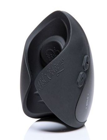 Черный инновационный мужской вибратор PULSE SOLO ESSENTIAL - Hot Octopuss - в Новокуйбышевске купить с доставкой