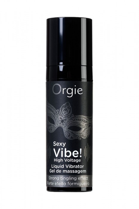 Гель для массажа ORGIE Sexy Vibe High Voltage с эффектом вибрации - 15 мл. - ORGIE - купить с доставкой в Новокуйбышевске