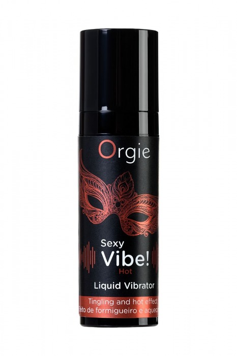 Разогревающий гель для массажа ORGIE Sexy Vibe Hot с эффектом вибрации - 15 мл. - ORGIE - купить с доставкой в Новокуйбышевске