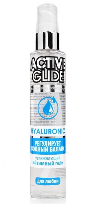 Увлажняющий интимный гель Active Glide Hyaluronic - 100 гр. - Биоритм - купить с доставкой в Новокуйбышевске