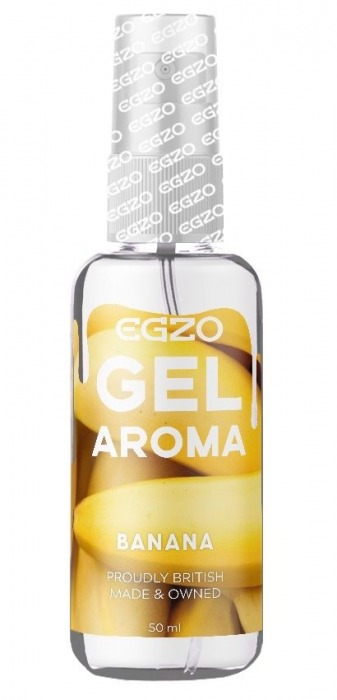 Интимный лубрикант EGZO AROMA с ароматом банана - 50 мл. - EGZO - купить с доставкой в Новокуйбышевске