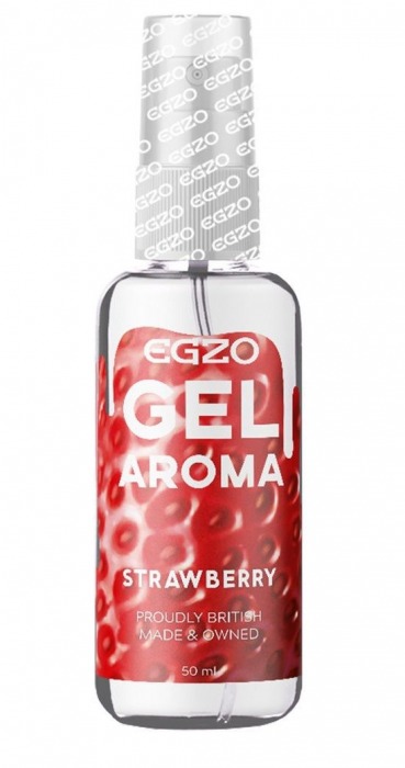 Интимный лубрикант EGZO AROMA с ароматом клубники - 50 мл. - EGZO - купить с доставкой в Новокуйбышевске