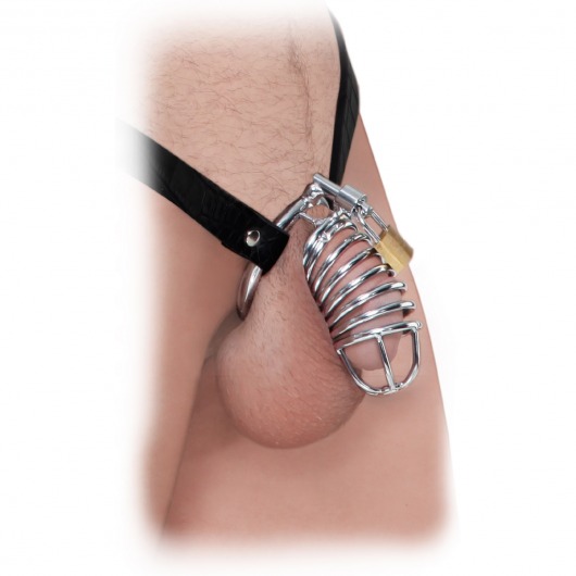 Кольцо верности Extreme Chastity Belt с фиксацией головки - Pipedream - купить с доставкой в Новокуйбышевске