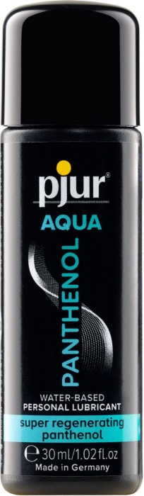 Лубрикант на водной основе с пантенолом pjur AQUA Panthenol - 30 мл. - Pjur - купить с доставкой в Новокуйбышевске