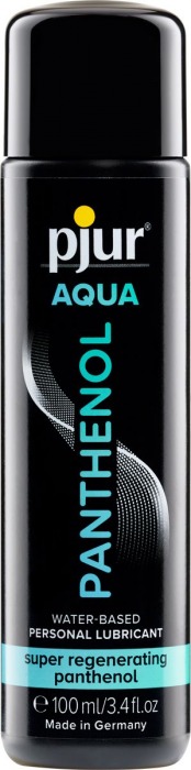 Лубрикант на водной основе с пантенолом pjur AQUA Panthenol - 100 мл. - Pjur - купить с доставкой в Новокуйбышевске