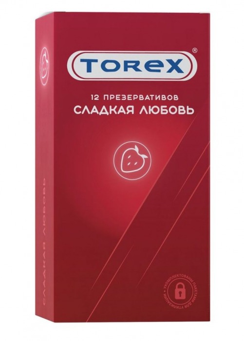 Презервативы Torex  Сладкая любовь  с ароматом клубники - 12 шт. - Torex - купить с доставкой в Новокуйбышевске