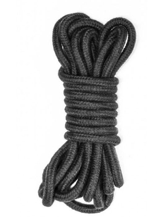 Черная веревка Do Not Disturb - 5 м. - Lola Games - купить с доставкой в Новокуйбышевске