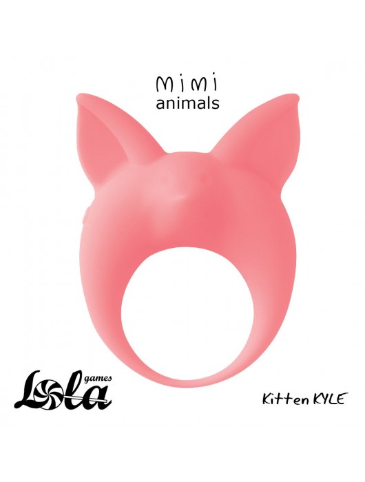 Оранжевое эрекционное кольцо Kitten Kyle - Lola Games - в Новокуйбышевске купить с доставкой