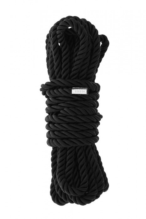 Черная веревка для шибари DELUXE BONDAGE ROPE - 5 м. - Dream Toys - купить с доставкой в Новокуйбышевске