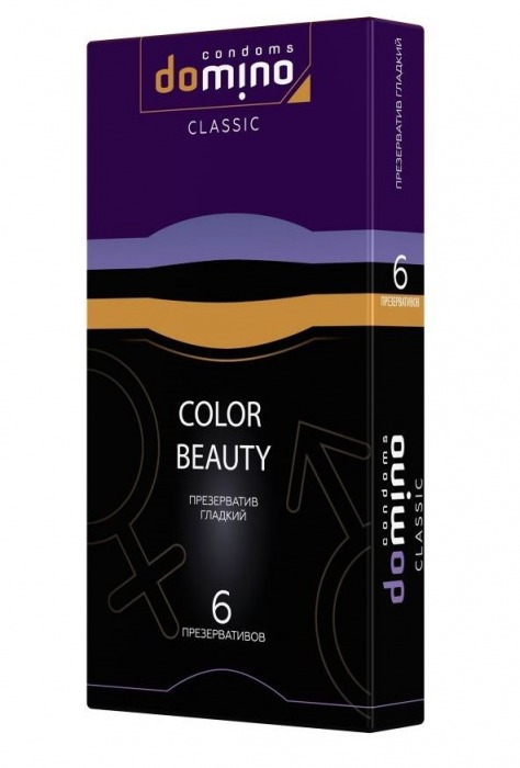 Разноцветные презервативы DOMINO Colour Beauty - 6 шт. - Domino - купить с доставкой в Новокуйбышевске