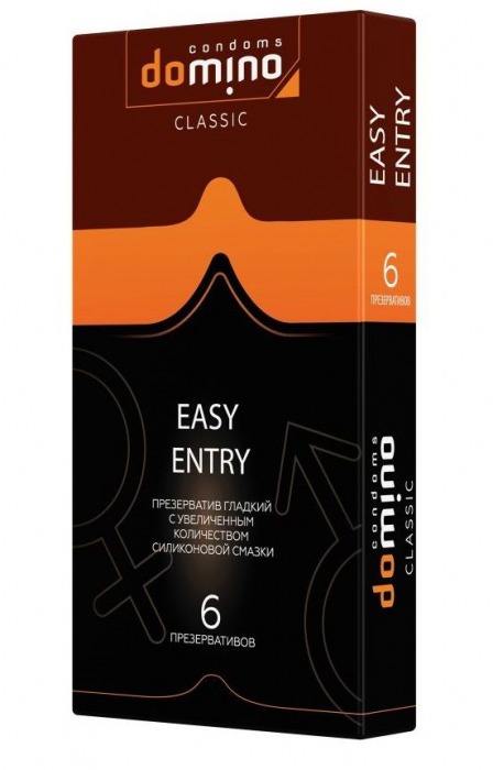 Презервативы с увеличенным количеством смазки DOMINO Easy Entry - 6 шт. - Domino - купить с доставкой в Новокуйбышевске