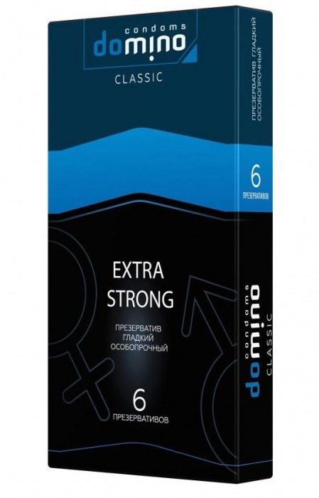 Суперпрочные презервативы DOMINO Extra Strong - 6 шт. - Domino - купить с доставкой в Новокуйбышевске