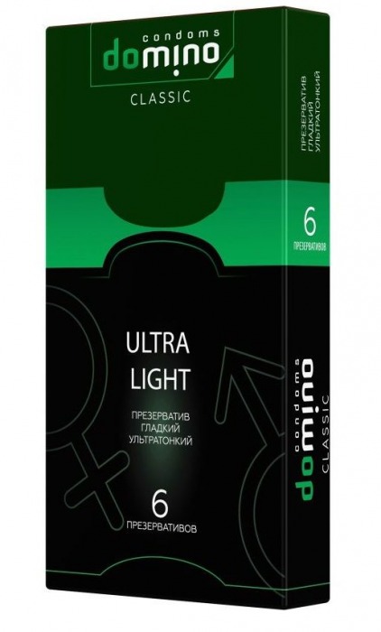Супертонкие презервативы DOMINO Ultra Light - 6 шт. - Domino - купить с доставкой в Новокуйбышевске