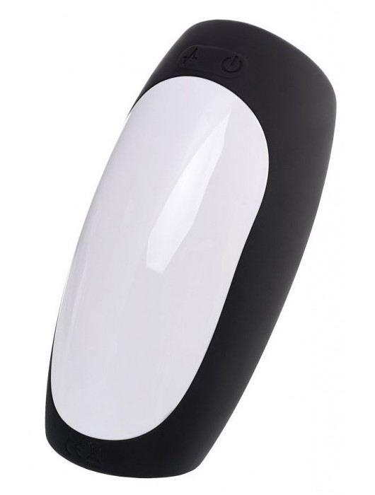 Черно-белый перезаряжаемый мастурбатор Erotist Hailstorm - Erotist Adult Toys - в Новокуйбышевске купить с доставкой