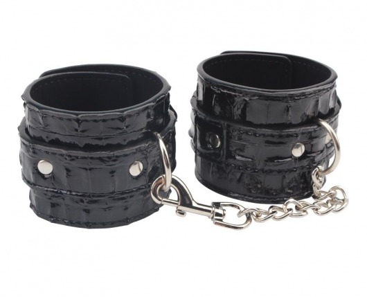Черные наручники Surrender Wrist Restraints - Chisa - купить с доставкой в Новокуйбышевске