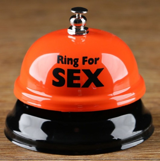 Настольный звонок RING FOR SEX - Сима-Ленд - купить с доставкой в Новокуйбышевске