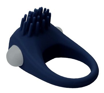 Синее эрекционное виброкольцо STIMU RING - Dream Toys - в Новокуйбышевске купить с доставкой