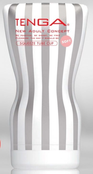 Мастурбатор TENGA Squeeze Tube Cup Soft - Tenga - в Новокуйбышевске купить с доставкой