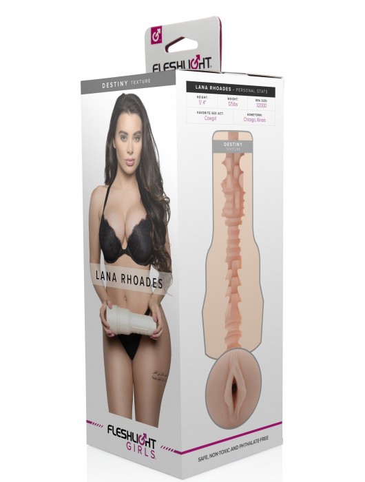 Мастурбатор-вагина Fleshlight Girls - Lana Rhoades Destiny - Fleshlight - в Новокуйбышевске купить с доставкой