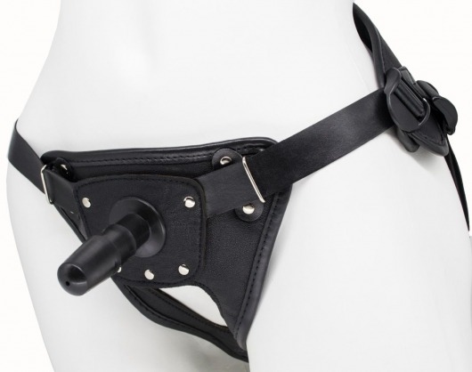 Черный пояс для насадок BEST CLASS STRAP - LOVETOY (А-Полимер) - купить с доставкой в Новокуйбышевске
