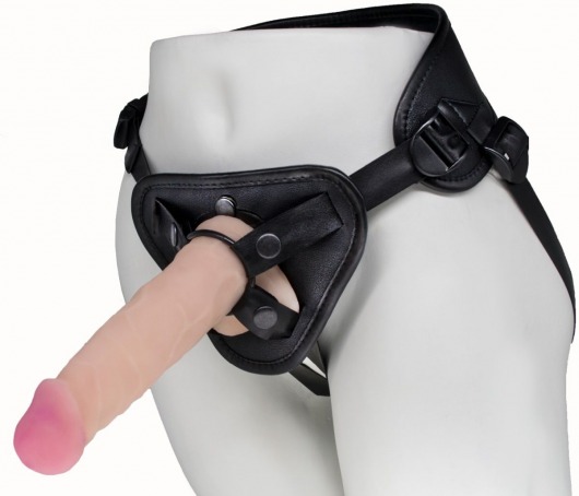 Пояс харнесс BEST UNI strap с 2 сменными насадками - 18,5 и 16 см. - LOVETOY (А-Полимер) - купить с доставкой в Новокуйбышевске