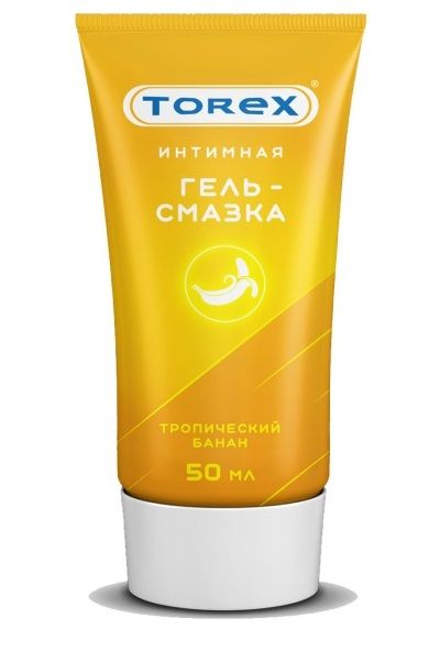Смазка на водной основе TOREX  Тропический банан  - 50 мл. - Torex - купить с доставкой в Новокуйбышевске
