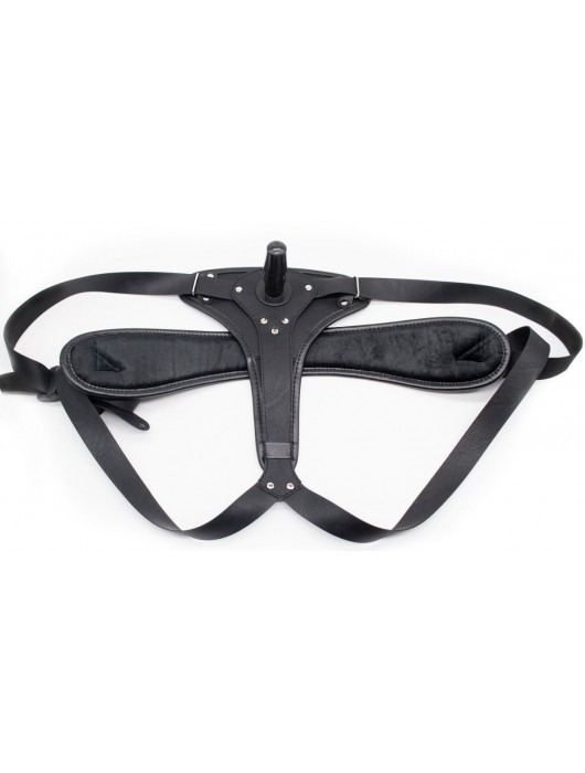 Реалистичный страпон Woman Midi с вагинальной пробкой - 19 см. - LOVETOY (А-Полимер) - купить с доставкой в Новокуйбышевске