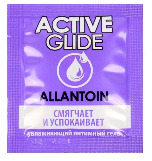 Лубрикант на водной основе Active Glide с аллантоином - 3 гр. - Биоритм - купить с доставкой в Новокуйбышевске