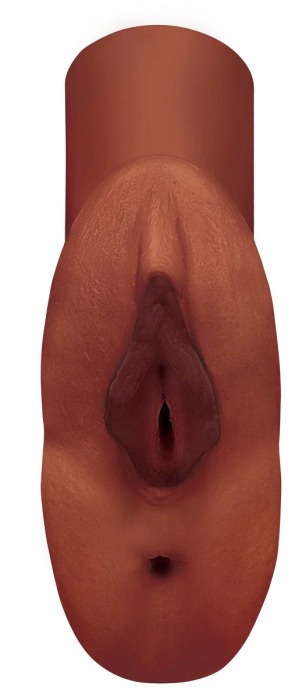 Коричневый мастурбатор Perfect Pussy Double Stroker - Pipedream - в Новокуйбышевске купить с доставкой