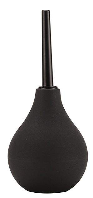 Черный анальный душ ANAL DOUCHE с прямым наконечником - Dream Toys - купить с доставкой в Новокуйбышевске
