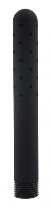 Черная насадка для анального душа ANAL DOUCHE - 15 см. - Dream Toys - купить с доставкой в Новокуйбышевске