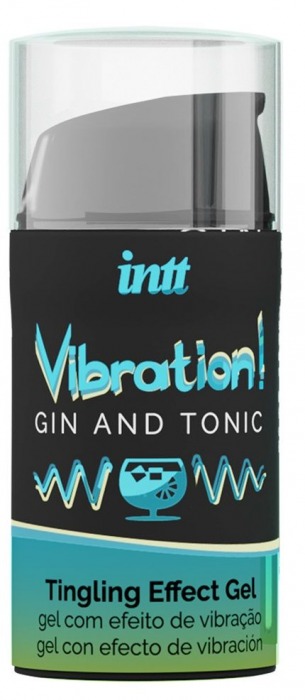 Жидкий интимный гель с эффектом вибрации Vibration! Gin   Tonic - 15 мл. - INTT - купить с доставкой в Новокуйбышевске