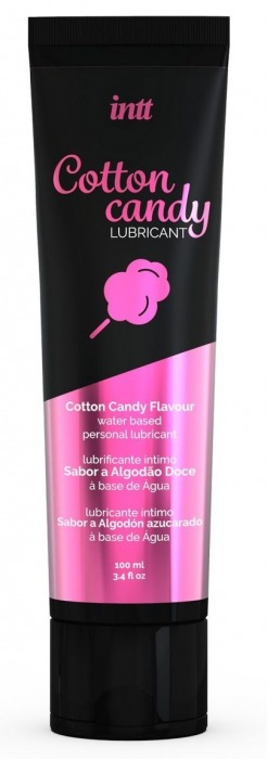 Интимный гель на водной основе Cotton Candy Lubricant - 100 мл. - INTT - купить с доставкой в Новокуйбышевске