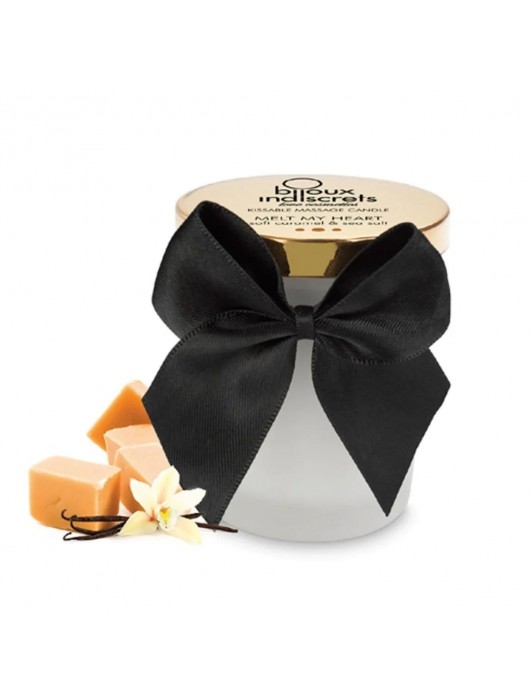 Массажная свеча Melt My Heart с ароматом карамели - 70 мл. - Bijoux Indiscrets - купить с доставкой в Новокуйбышевске