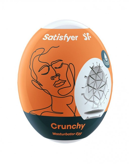 Мастурбатор-яйцо Satisfyer Crunchy Mini Masturbator - Satisfyer - в Новокуйбышевске купить с доставкой