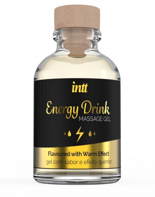 Массажный гель с согревающим эффектом Energy Drink - 30 мл. - INTT - купить с доставкой в Новокуйбышевске