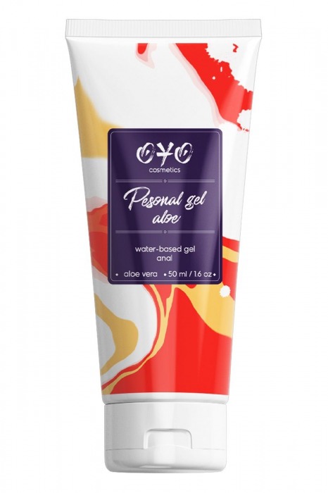 Анальная смазка на водной основе OYO Personal Gel Aloe - 50 мл. - OYO - купить с доставкой в Новокуйбышевске