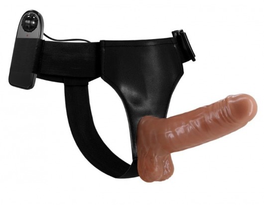 Страпон на трусиках с вибрацией Ultra Passionate Harness - 16 см. - Baile - купить с доставкой в Новокуйбышевске