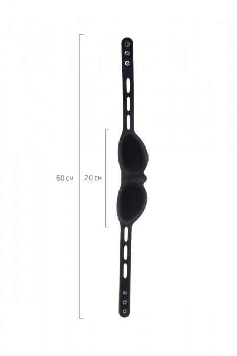 Черная плотная силиконовая маска - ToyFa - купить с доставкой в Новокуйбышевске