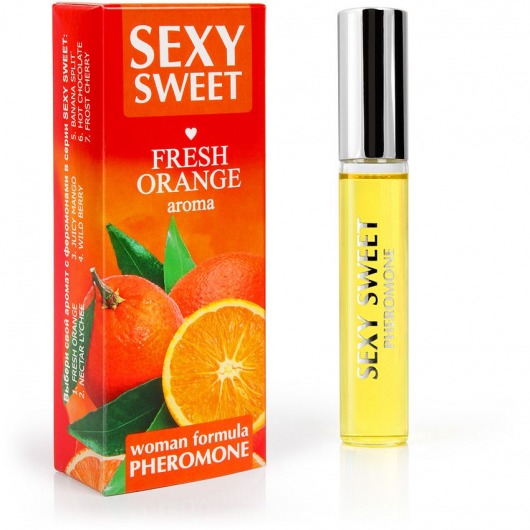 Парфюм для тела с феромонами Sexy Sweet с ароматом апельсина - 10 мл. -  - Магазин феромонов в Новокуйбышевске