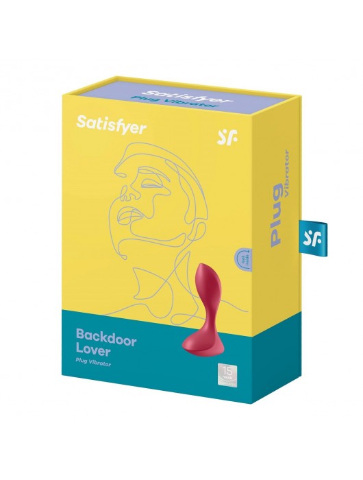 Красный вибромассажёр простаты Satisfyer Backdoor Lover - 14 см. - Satisfyer - в Новокуйбышевске купить с доставкой