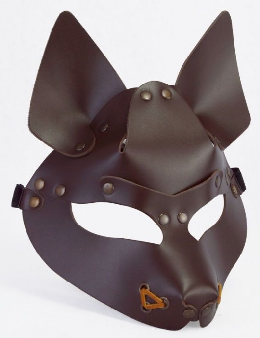 Коричневая маска Wolf - Sitabella - купить с доставкой в Новокуйбышевске